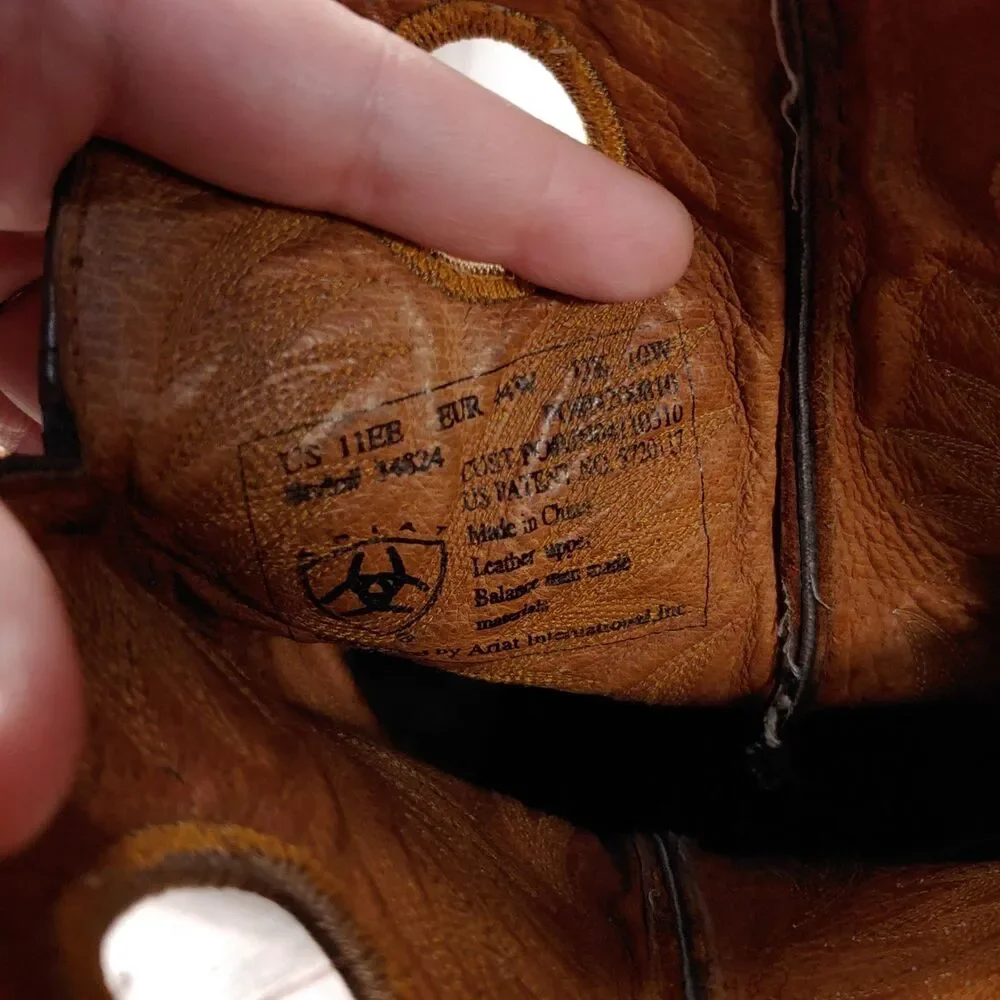 Ariat Heritage Cowboy Boots - MEN'S SIZE 11EE - 34824 Brown - Roughstock Western